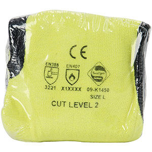 Kevlar with Solid Nitrile Grip