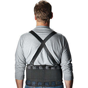 Black Mesh Back Belt